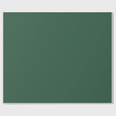 💐 Florist Solid Minimalistisch Green Geschenkpapier (Flach)