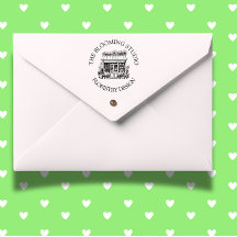 Florist Storefront Studio Rubber Briefmarke