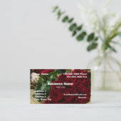 Florist Theme Business Card HAMbyWhiteGlove Visitenkarte (Stehend Vorderseite)