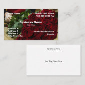 Florist Theme Business Card HAMbyWhiteGlove Visitenkarte (Vorne/Hinten)