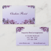 Florist Visitenkarte (Vorne/Hinten)