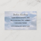 Florist Visitenkarte (Rückseite)