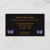 Florist Visitenkarte (Rückseite)