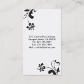 Florist - Visitenkarten Visitenkarte (Rückseite)