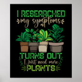 Florist Women Funny Pflanze Lover Mutter Gartenarb Poster (Vorne)