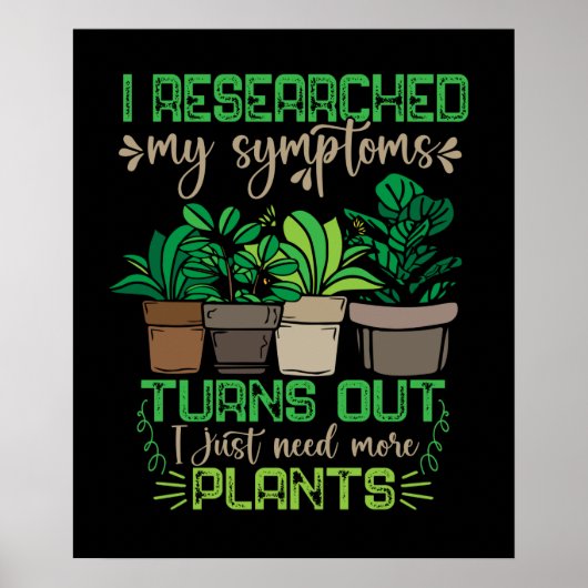 Florist Women Funny Pflanze Lover Mutter Gartenarb Poster (Vorne)