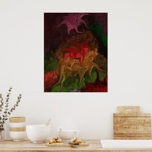 Florista Tile 1 - 8 x 10 Poster (Küche)