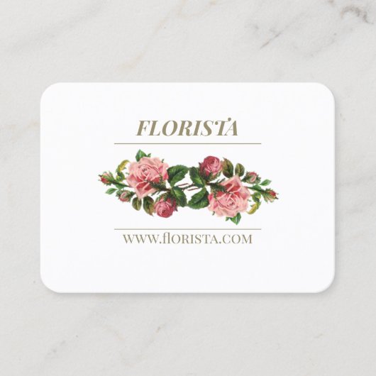 Florista - Visitenkarte (Vorderseite)