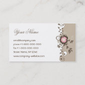 Floristen-Butike-Geschäfts-Karte Visitenkarte (Rückseite)