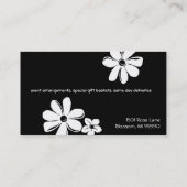 Floristen-oder Blumen-Geschäfts-Geschäfts-Karten Visitenkarte (Rückseite)