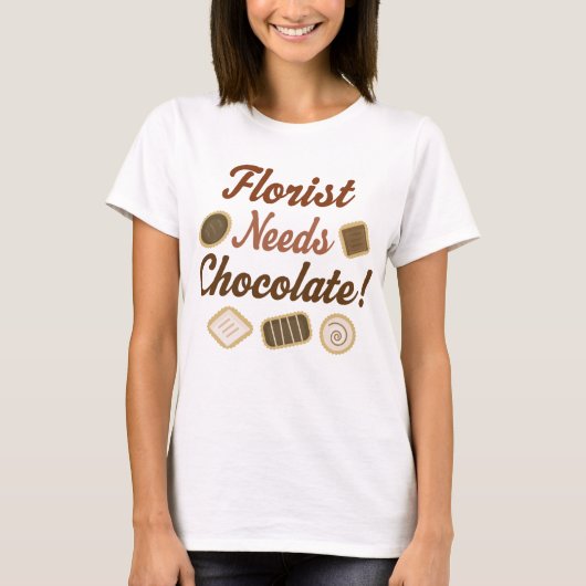 Floristen-Schokolade T-Shirt (Vorderseite)