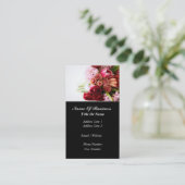 Floristen-Visitenkarte Visitenkarte (Stehend Vorderseite)