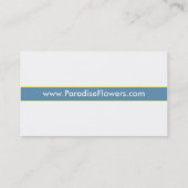 Floristen-Visitenkarte Visitenkarte (Rückseite)