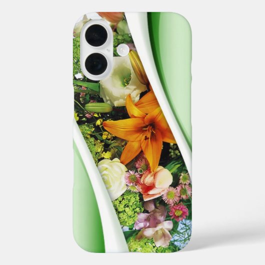 Floristische Blume Case-Mate iPhone Hülle (Rückseite)