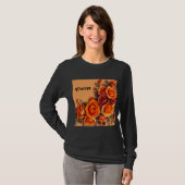 Floristischer Langschläfer-T - Shirt (Vorne ganz)
