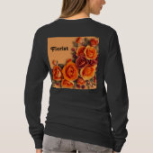 Floristischer Langschläfer-T - Shirt (Rückseite)