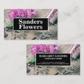 Floristischer Werkladen Visitenkarte (Vorne/Hinten)