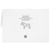 Floristisches Pferd (Rückseite Horizontal)