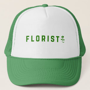 Floristisches Textdesign Truckerkappe