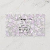 Floristisches Visitenkartenmuster | Blume Buds Fot Visitenkarte (Rückseite)