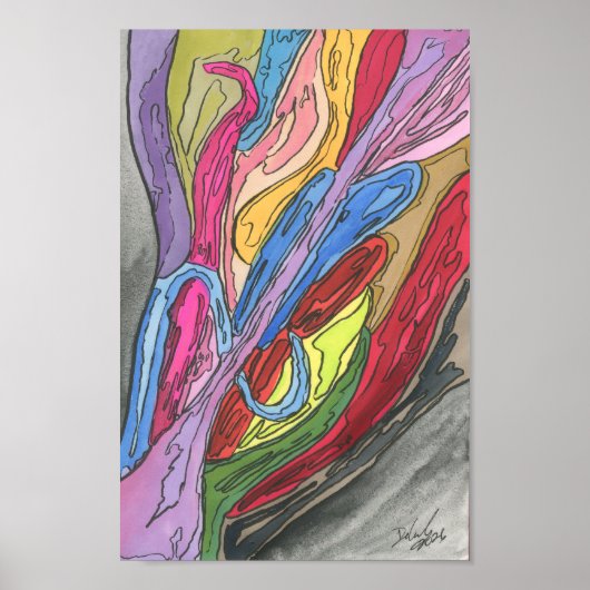 Florist's Table Poster (Vorne)