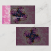 Florivet - Fraktal Kunst Visitenkarte (Vorne/Hinten)