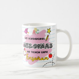 Flork Día del Maestra - Las verdaderas Heroinas Kaffeetasse