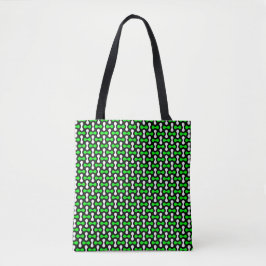 Floro Grüne Hantel All-Over-Print-Tasche Tasche