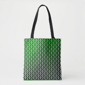 Floro Grüne Hantel All-Over-Print-Tasche Tasche