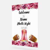 Florrosa Acryl Dholki Nachtzeichen Acrylschild (Winkel)