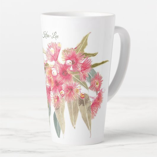 Florrosa Farbe Personalisiert Milchtasse (Rechte Ecke)