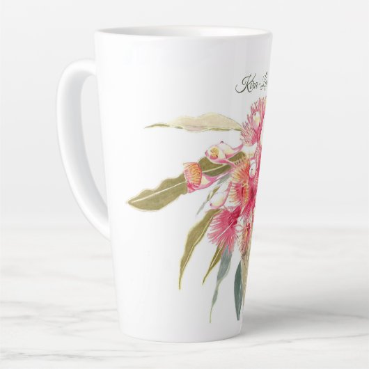 Florrosa Farbe Personalisiert Milchtasse (Linke Ecke)