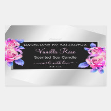 Florrosa Lila Silberverpackungsmarken