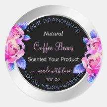 Florrosa Lila Silberverpackungsmarken