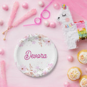 Florrosa Mitzva Platte mit Namen Pappteller (Party)