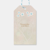 Flortales Herz, Tag der Mutter Geschenkanhänger (Rückseite)