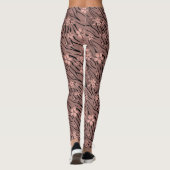 Flortiger Tigerprint Leggings (Rückseite)