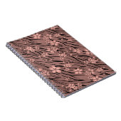 Flortiger Tigerprint Notizblock (Rechte Seite)