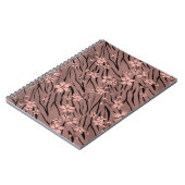 Flortiger Tigerprint Notizblock (Linke Seite)