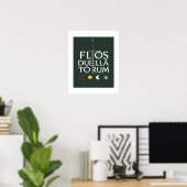 Flos Duellatorum Green Edition – mittelalterliche  Poster (Heimbüro)