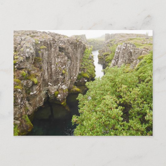 Flosagja Canyon Iceland Postcard Postkarte (Vorderseite)