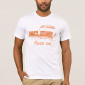 Floss-an - Orange/Weiß T-Shirt (Vorderseite)