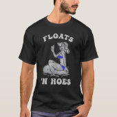 Floß and Hoes Float Trip Tubing River Blue Biki T-Shirt (Vorderseite)