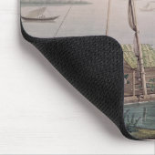 Floss auf dem Guayaquil-Fluss Mousepad (Ecke)