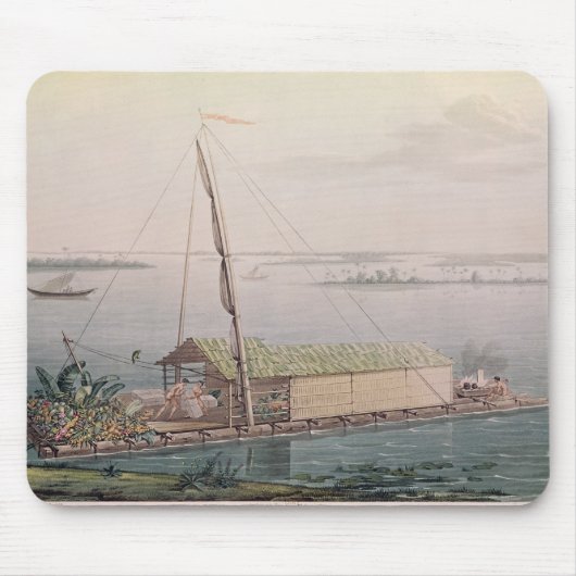 Floss auf dem Guayaquil-Fluss Mousepad (Vorne)
