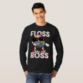 Floss Like A Boss Flossing Egg Sunglasses Happy Ea T-Shirt (Vorne ganz)
