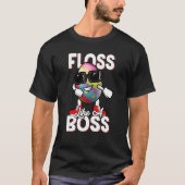 Floss Like A Boss Flossing Egg Sunglasses Happy Ea T-Shirt (Vorderseite)