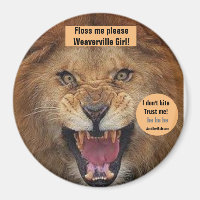 Floss mich bitte Weaverville Girl! Magnet
