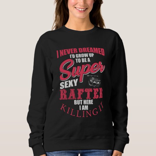 Floß-Outfit Love River Floßfahrt Sweatshirt (Vorderseite)