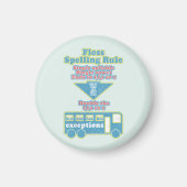 Floss Rule Phonics, die Englisch lernen Magnet (Vorne)